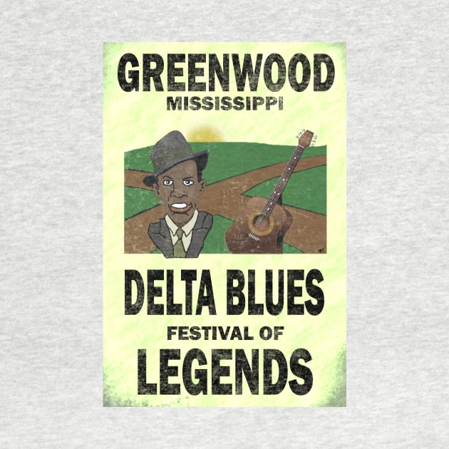 Greenwood Mississippi Delta Blues by oldrockerdudes